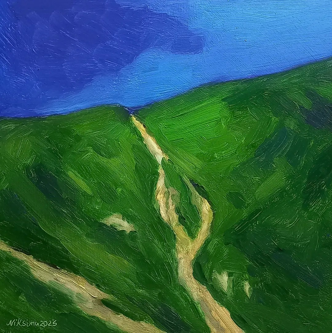 Oil on woodpanel — 2