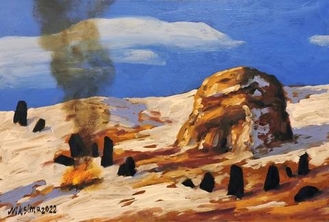 Oil on canvas