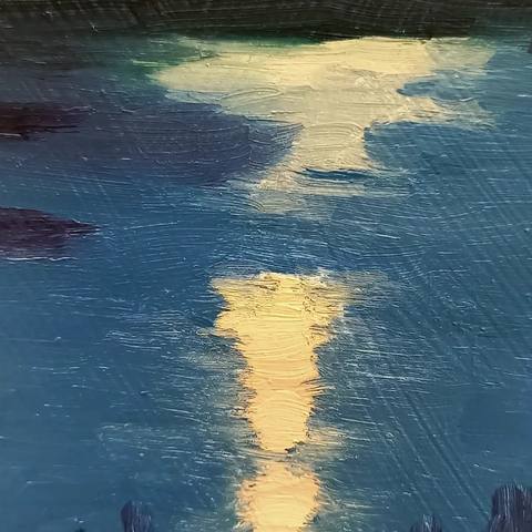 Oil on woodpanel
